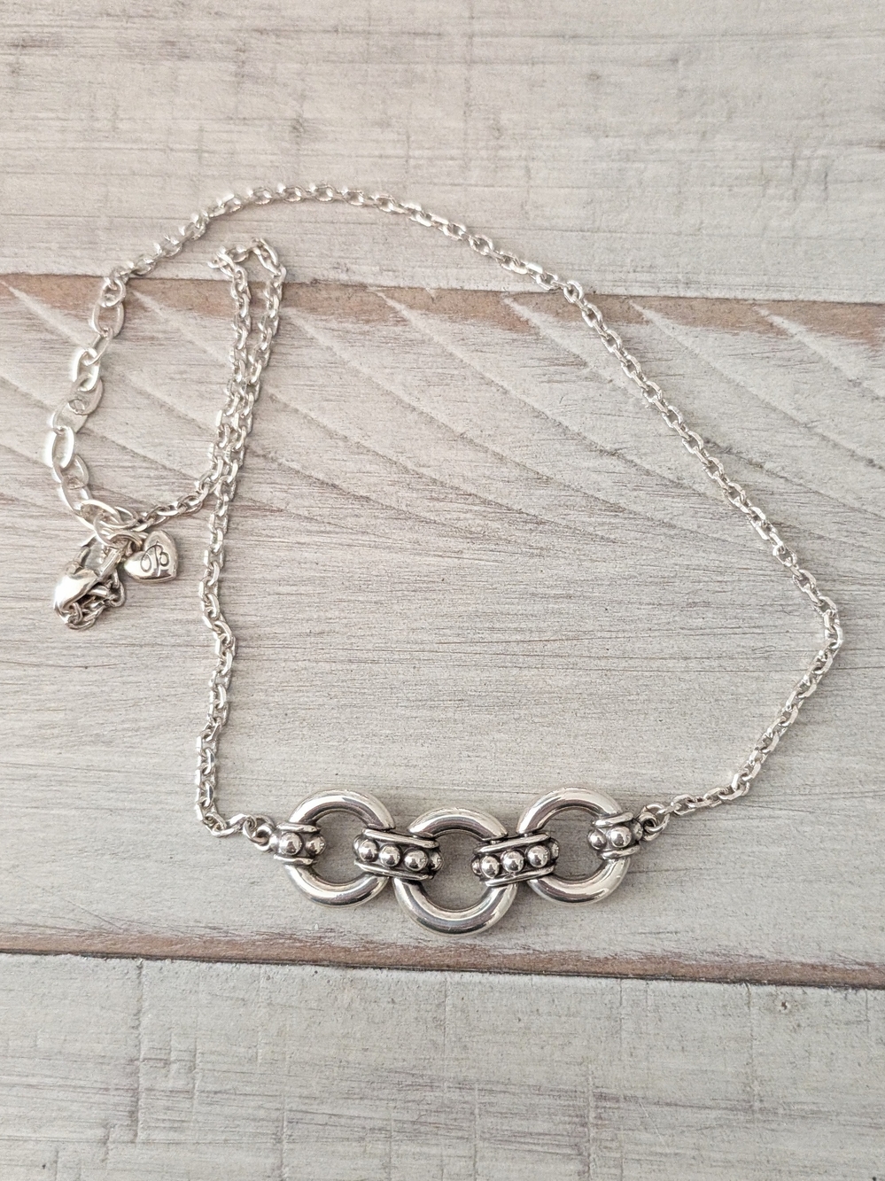 Brighton Pretty Tough Stud Trio Necklace